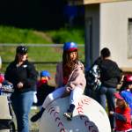 Mascots, giant baseball props and more added to the fun of the 2026 Federal Way Little League Jamboree. Photo by Bruce Honda.