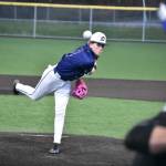 Tyler Buol makes a pitch against Kentlake. Ben Ray / The Mirror