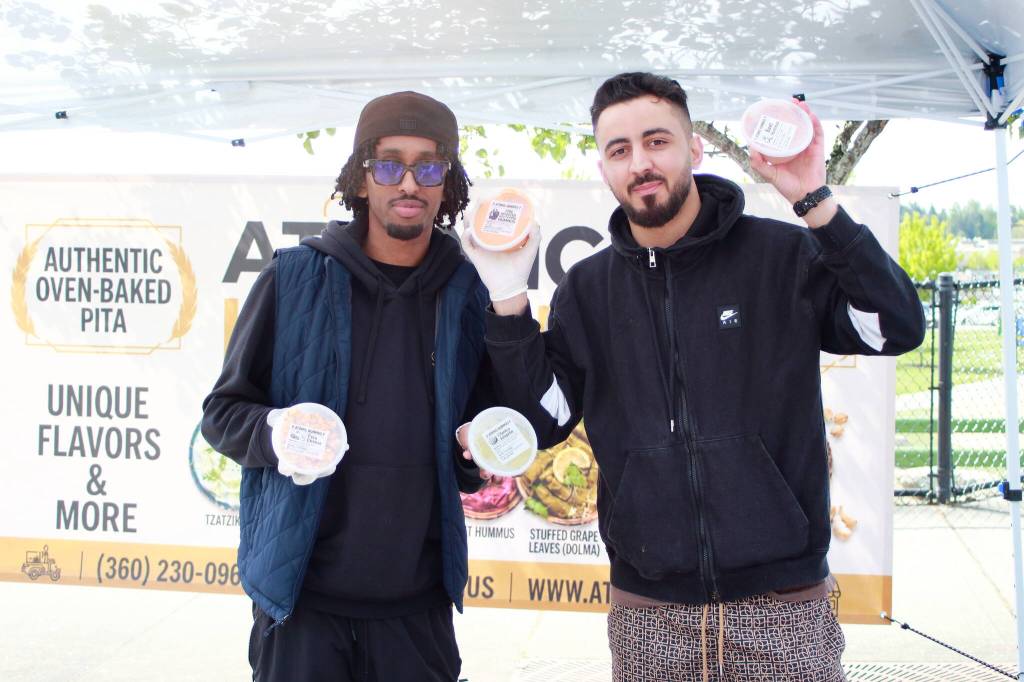 Vendor Atomic Hummus. Photo by Keelin Everly-Lang / the Mirror