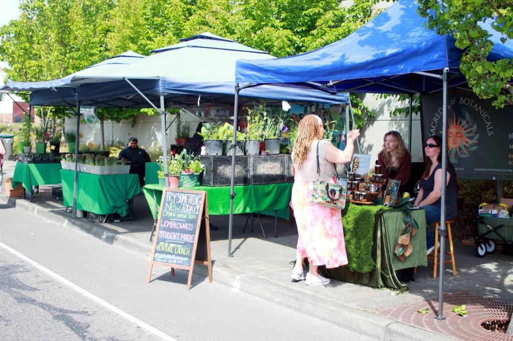 The Federal Way Farmers Market featured new and longtime vendors. Photo by Keelin Everly-Lang / the Mirror