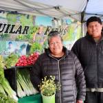 Longtime vendors Ana and Isaac Aguilar farms. The produce vendor has been a staple of the market for over two decades.