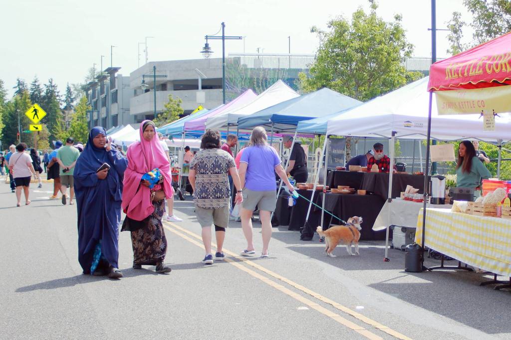 The Federal Way Farmers Market brought the community out to see the new location on May 9.