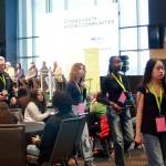 Middle schoolers heard speeches and participated in breakout sessions at the SYSC mental health summit. Photo by Keelin Everly-Lang / the Mirror.