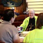 Lions Club member and Peoples Poet Bob Darrigan at the Lions Club luncheon on May 19. Photo by Keelin Everly-Lang / the Mirror.