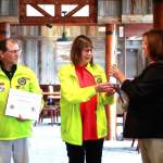 Barbara Fey receives the Kindness Matters Service Award.