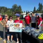 Photo courtesy of Shelley Pauls. 
Volunteers from We Love Our City Federal Way hosted the Bike Safety Event at Mirror Lake Elementary.