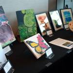 These pieces were created through the Crafts and Creativity program through Federal Way Inclusive Recreation and were displayed at this years Arts Explosion event. Photo by Keelin Everly-Lang / the Mirror.