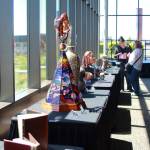 3-dimensional art was crafted from everything from metal to glass to leather and clay at the annual Arts Explosion in Federal Way.