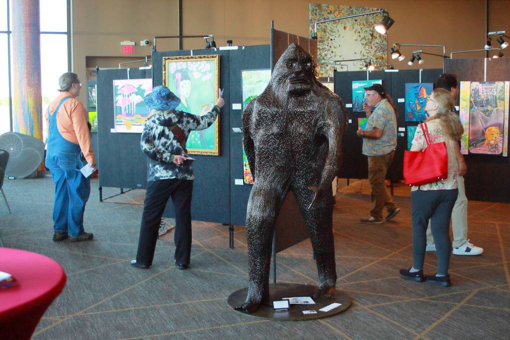 Photos by Keelin Everly-Lang / the Mirror
A metal sasquatch welcomed guests to the annual Arts Explosion in Federal Way.