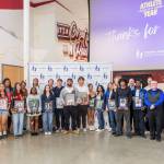 All 16 nominees stand together following the athlete of the year ceremony. Photo provided by FWPS.