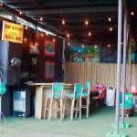 Once permitting is complete, owner Joanna Hall will be able to welcome guests back to the various amenities of Camp Moxy Jos, including this area deemed the Tiki Bar.