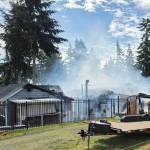 Two residential fires on June 3 displaced a total of 12 Federal Way residents. Photo courtesy of the South King Fire Department.
