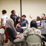 Youth attending the listening sessions held by the Build 2 Lead Youth Executive Committee. Photo by Keelin Everly-Lang / the Mirror.