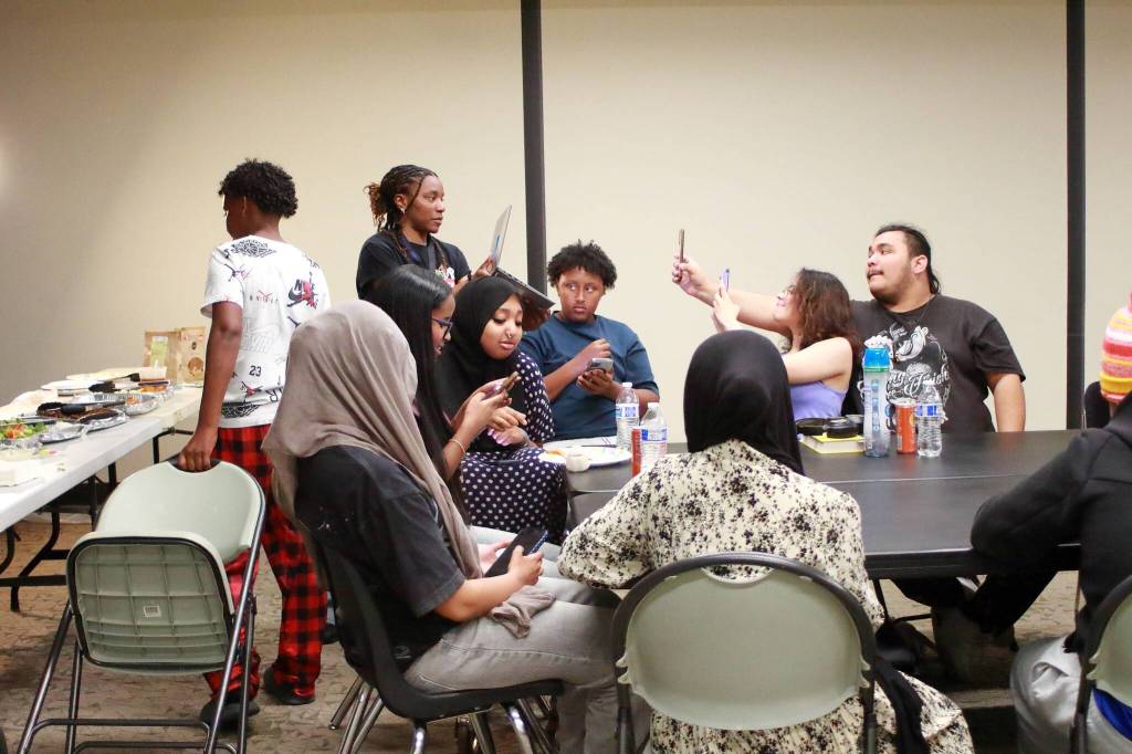 Youth attending the listening sessions held by the Build 2 Lead Youth Executive Committee. Photo by Keelin Everly-Lang / the Mirror.