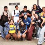 Youth Executive Committee and Build 2 Lead staff after the most recent round of community listening sessions. Photo by Keelin Everly-Lang / the Mirror.
