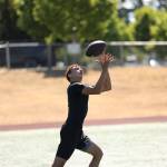A player makes a catch during practice for Federal Way. Ben Ray / The Mirror
