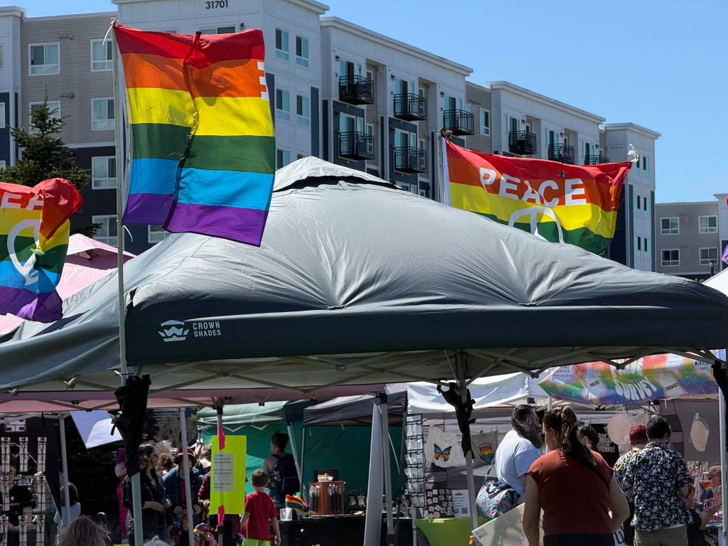 This was the fifth annual pride event in Federal Way. Photo by Drew Dotson