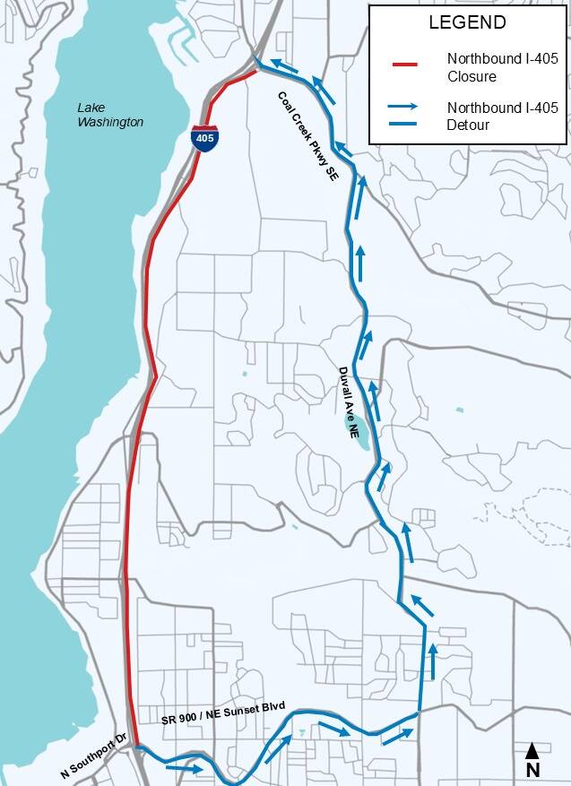 Major road construction on I-5, I-405 this weekend | WSDOT