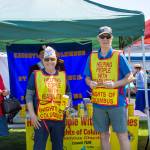 Knights of Columbus had a booth at the festival.